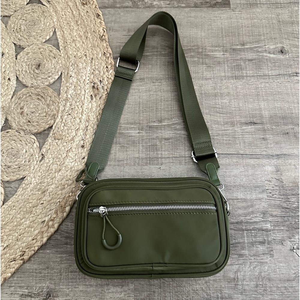 Cotton on olive green crossbody nwt